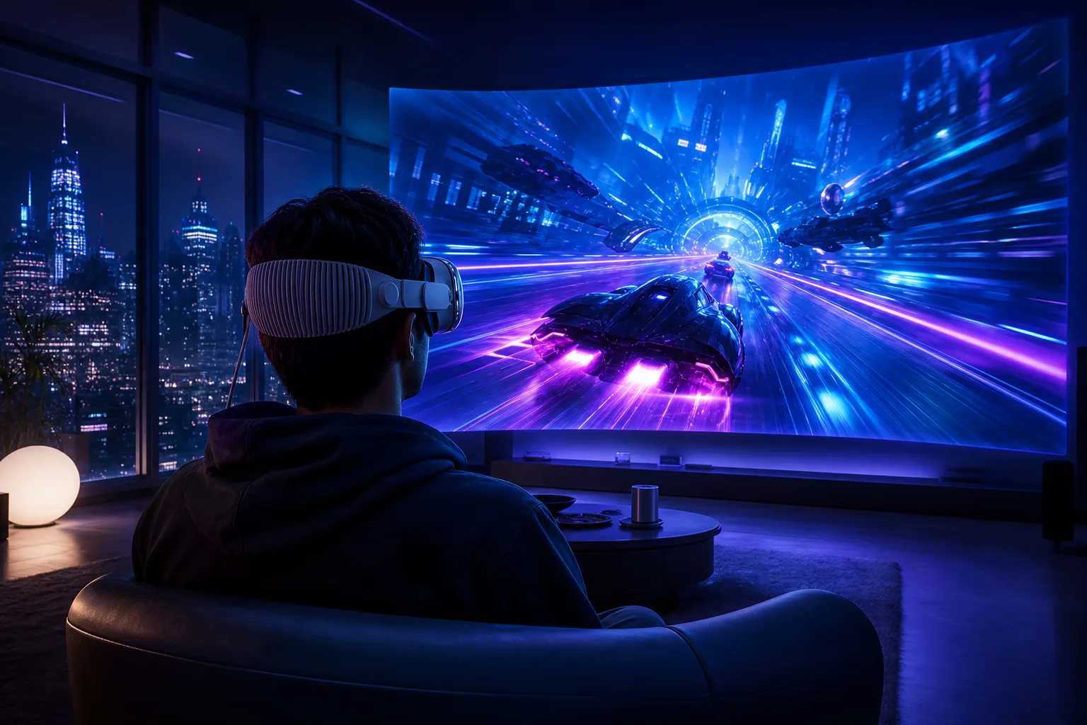 Immersive gaming on a giant curved IMAX screen
